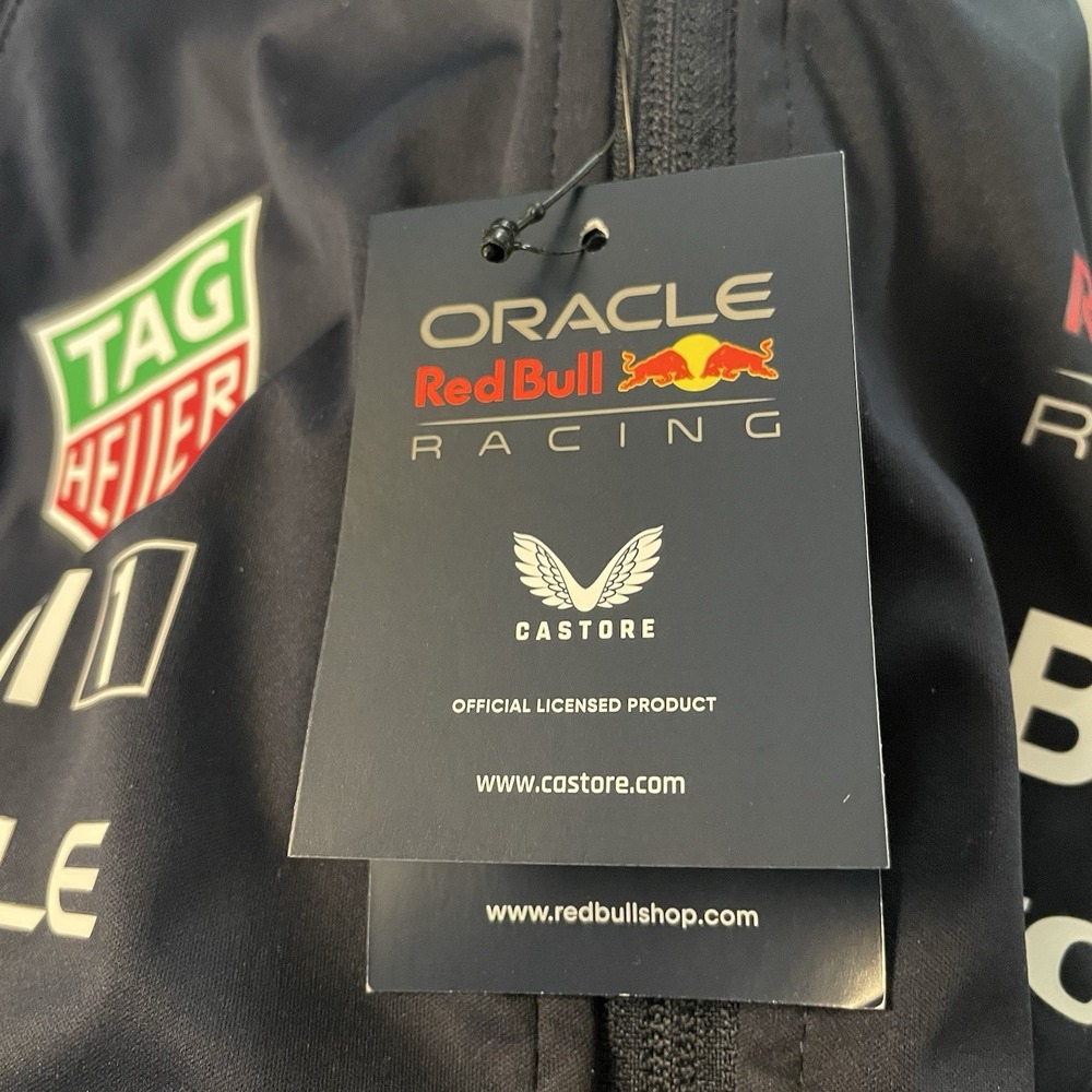 NEW! Castore Red Bull Racing Official Team Soft Shell Jacket Full Zip Up XL - Picture 9 of 16